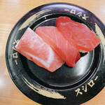 Sushiro - マグロ３種　赤身　中トロ　大トロ