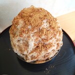 セボン丸三 - 黒蜜きなこかき氷(ミルクシロップがけ･きなこ増量)
