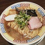 人力俥 - 背脂煮干そば（大盛）