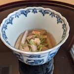 馳走 筏や - 吉野葛（ふぐの卵巣、根芋の茎