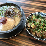 林家 - ラーメン　＋　Ｂセット（チャーシューご飯）