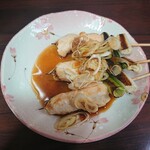 ささのや - セルフで旧ネギマポン酢でを作りました♪