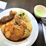 蜂の子 - 210621月　東京　蜂の子　Cランチ（オムライス大盛り）1,350円