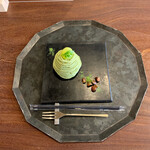 銀座風月堂 - メロンと抹茶のモンブラン