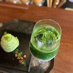 銀座風月堂 - 抹茶ラテ