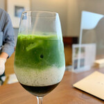 銀座風月堂 - 抹茶ラテ