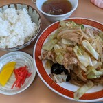 中華料理 昇龍 - 肉野菜炒めライス