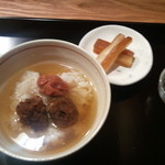 水円 - お茶漬け 香の物