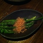 福島金魚 - 万願寺とうがらし炭火焼き