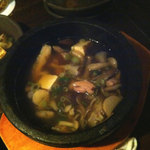 青菜と牛モツのさっと煮