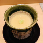 鮨 由う - ・蛤とクリームチーズの茶碗蒸し