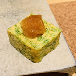 鮨 由う - ・あおさのりの玉子焼き