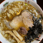 麺座 かたぶつ - 背脂梅シソ生姜醤油ラーメン
