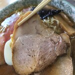 大勝軒 - 叉焼大きさ6×6㎝ぐらい