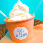 NOEUD - 天塩宇野牧場の牛乳ソフトクリーム　３７０円（税込）のアップ【２０２１年６月】