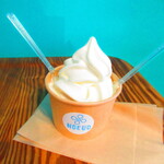 NOEUD - 天塩宇野牧場の牛乳ソフトクリーム　３７０円（税込）【２０２１年６月】