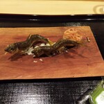 津の守坂 小柴 - 鮎揚げ焼き