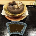 津の守坂 小柴 - トリガイ石焼き。ええ香りや(*´ω｀*)