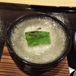 津の守坂 小柴 - 鱧 タマネギ餡