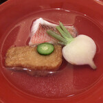 魚菜料理 縄屋 - イズカサゴのお椀