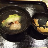 津の守坂 小柴 - 金目鯛  椎茸  茄子  冬瓜の椀