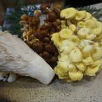 割烹 利助 - キノコ色々