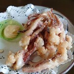 和食処　田舎家 - イカ下足の唐揚げ