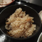 山形蕎麦 そばの実 - 舞茸御飯