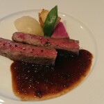 Ginza Restaurant Aux Amis - 黒毛和牛サーロイン ステーキ