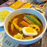 スープカリー専門店 元祖 札幌ドミニカ - スープカリー・チキン4辛ライス小