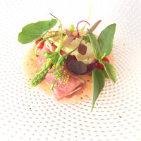 MAISON LAFITE - 糸島産フルーツトマト、生ハム、岡山吉田牧場の熟成カマンベールの組み合わせ