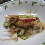 庚申酒場 - お母さんが作ってくれた辛い和え物