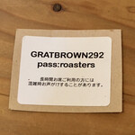 Gratbrown Roast and Bake - WiFiあり〼