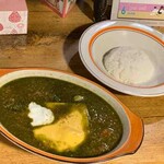 村上カレー店・プルプル - ラムキーマ青汁カレー