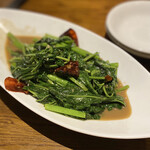 豊栄 - 空芯菜炒め（海老味噌）