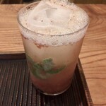 魚菜料理 縄屋 - 苺ソーダ(自家製)