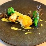 オーガニックグリル鵠沼海岸 - あんこうのバジルクリームソース