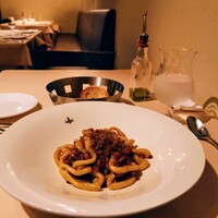 Giglio - 千葉産コレナイ豚肉を白ワインで煮込んだソース　シエナ伝統のパスタ"イ・ピーチ"