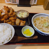 本場さぬきうどん なか川 - なか川名物からあげ定食