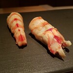 たかおか - 「車海老、竹岡」いつも見事に揃う天然車海老