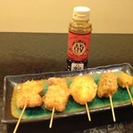 Nagomi - 串揚げの盛り合わせ　　　４５０円