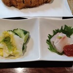 Sousaku Izakaya Ano Mise - 漬物と刺身