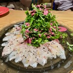FISH MARKET - 鹿児島カンパチのカルパッチョ