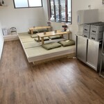 ラーメン もっけだの - 小上がり席