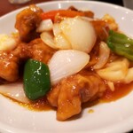 菜香閣 - 酢豚定食　￥1.080+税