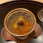 Oryouri Katsushi - 焼き茄子のムースに馬糞ウニ