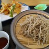 kitakamiminoriansasara - 料理写真:蕎麦の黒と、かき揚げと天婦羅！