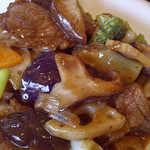 菜の花  - 牛肉と野菜の炒め物（2012/10/17）