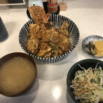 Sushidokoro Kibun - 海老入り穴子天丼セット