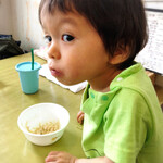 らーめん森や。 - 厨房が気になる我が子